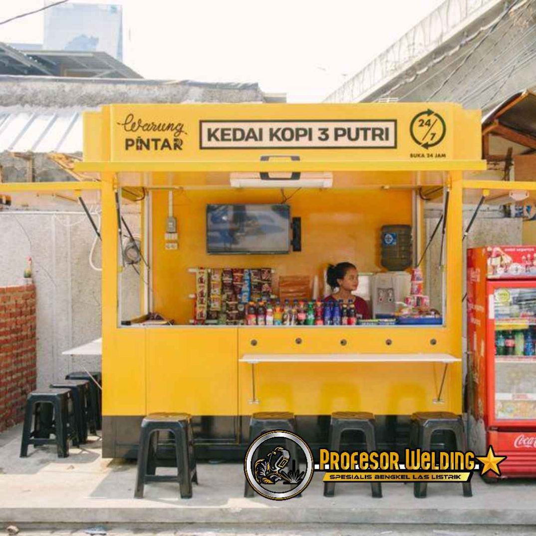 Jasa pembuatan booth kontainer desain kekinian di Cikarang Jasa pembuatan booth kontainer desain kekinian di Cikarang