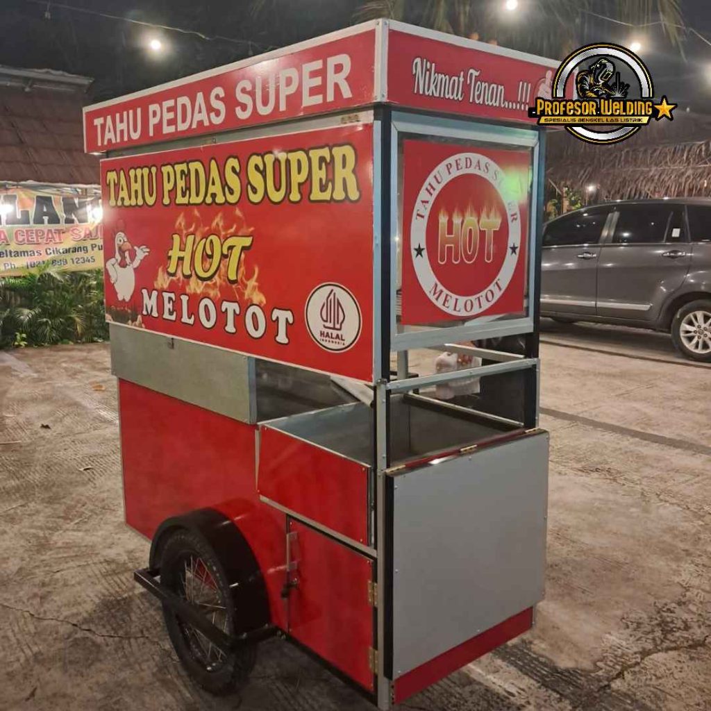 Desain gerobak motor Jualan keliling harga murah 2025