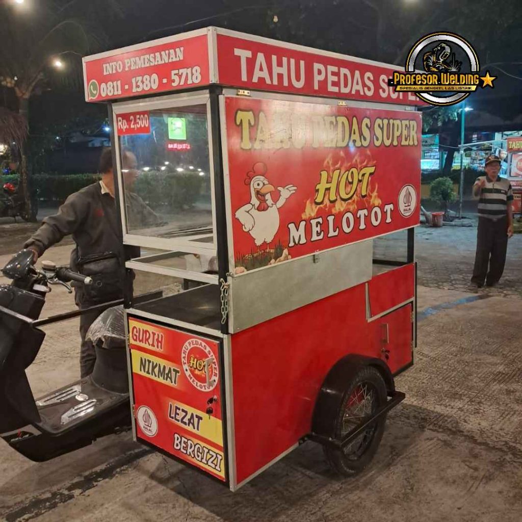 Desain gerobak motor Jualan keliling harga murah 2025